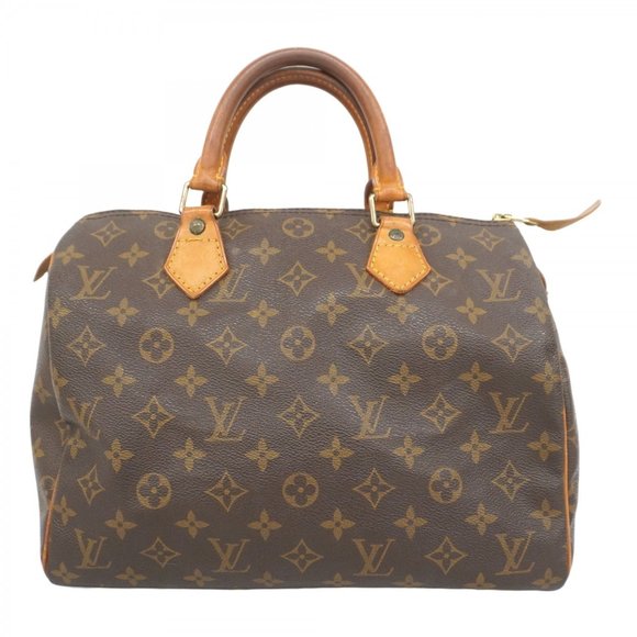 LOUIS VUITTON Brown Monogram Speedy 30 Bag - Picture 1 of 16